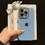 Sparkling iPhone Case with Rhinestone Border – Glamorous and Protective iPhone Cover