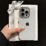 Sparkling iPhone Case with Rhinestone Border – Glamorous and Protective iPhone Cover