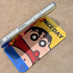 Crayon Shin-chan Flip Case – Funny Cartoon Design with Double-Sided Hinged Cover