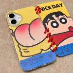 Crayon Shin-chan Flip Case – Funny Cartoon Design with Double-Sided Hinged Cover