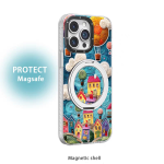 Turn your phone into a mini masterpiece with our Whimsical Village MagSafe iPhone Case. Featuring a vibrant 3D quilled-style village design, this case adds playful charm and artistic flair to your everyday tech. It’s MagSafe compatible for effortless wireless charging and accessory use, all while offering durable protection and a perfect grip. Features: Unique 3D village artwork with a handcrafted aesthetic MagSafe compatible for seamless charging and accessories Shock-absorbent soft edges with scratch-resistant back Snug fit with responsive buttons and camera protection Ideal for art lovers and creative souls